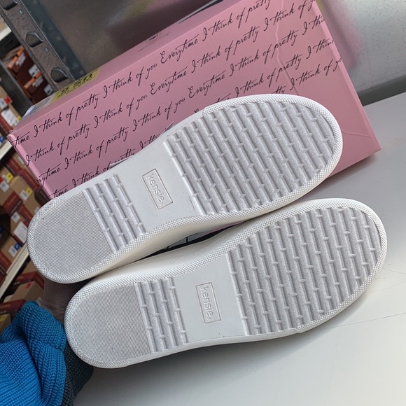 NEW Womens Kensie Soren Casual Zipper Low Top Shoes Black - Picture 5 of 5